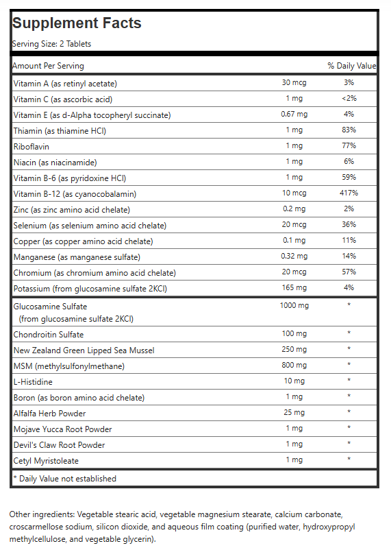 Joint Matrix Advanced Support Formula Tablets - Image 2